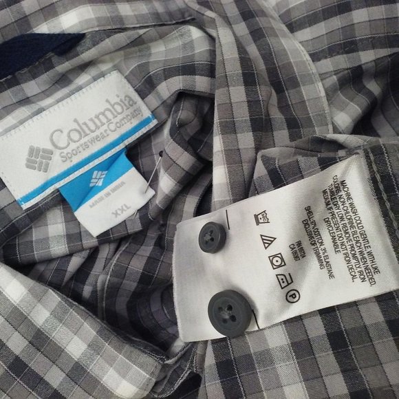 Lot of 2 - Columbia Checked Button-up Shirts XXL - Picture 11 of 12